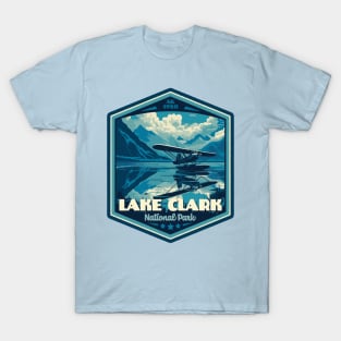 Lake Clark National Park Vintage WPA Style National Parks Art T-Shirt